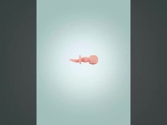 قاشق کوتاه و چنگال سیلیکونی برای نوزادان