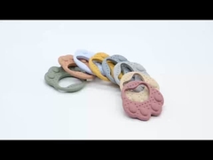 کفش خرس دوستانه با محیط زیست سیلیکون دندانهای کودک برای آرام کردن لثه های زخم